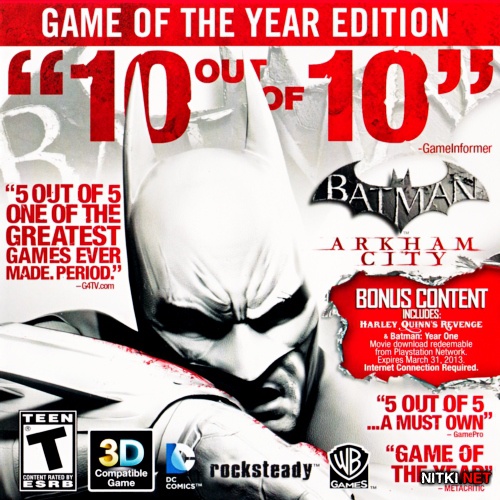 Batman Arkham City - Game of the Year Edition (2012/RUS/ENG/MULTi9-SKiDROW)