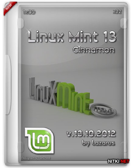 Linux Mint 13 Cinnamon (Maya) 1xCD by Lazarus (x32/ML/RUS/13.10.2012)