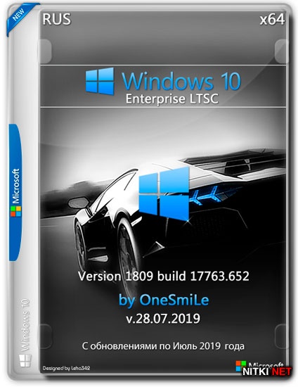 Windows 10 Enterprise LTSC x64 1809.17763.652 by OneSmiLe v.28.07.2019 (RUS)