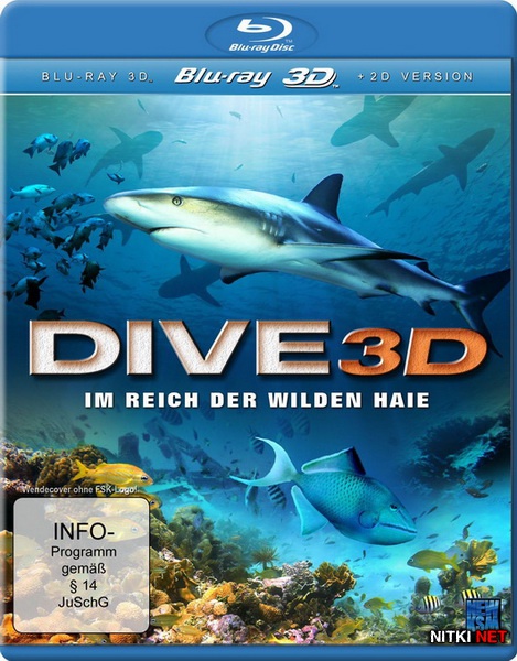 3D  -     / Dive 3D - In The Empire Of The Wild Sharks (2012) Blu-ray 3D