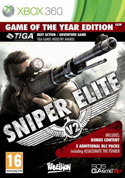 Sniper Elite V2 GOTY (2013/RF/ENG/XBOX360)
