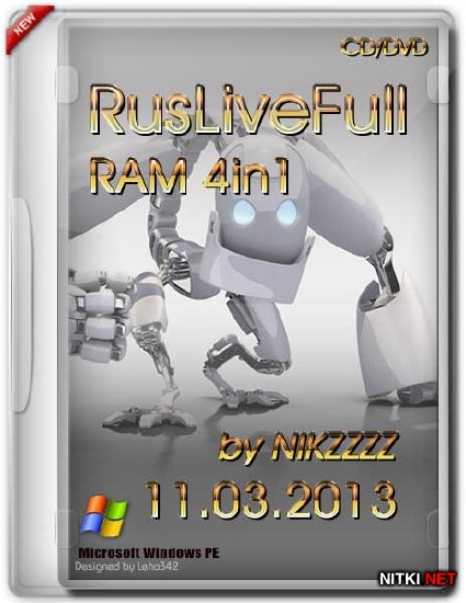 RusLiveFull RAM 4in1 by NIKZZZZ CD/DVD (11.03.2013)