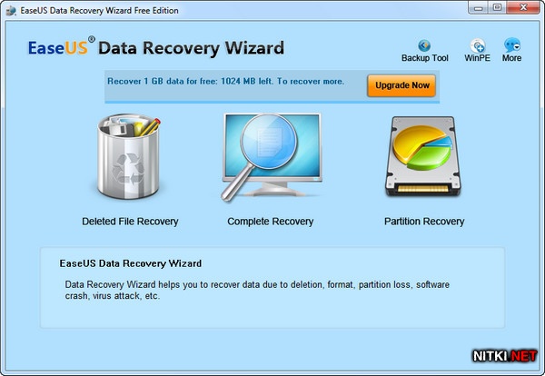 EASEUS Data Recovery Wizard Free Edition 5.8.5